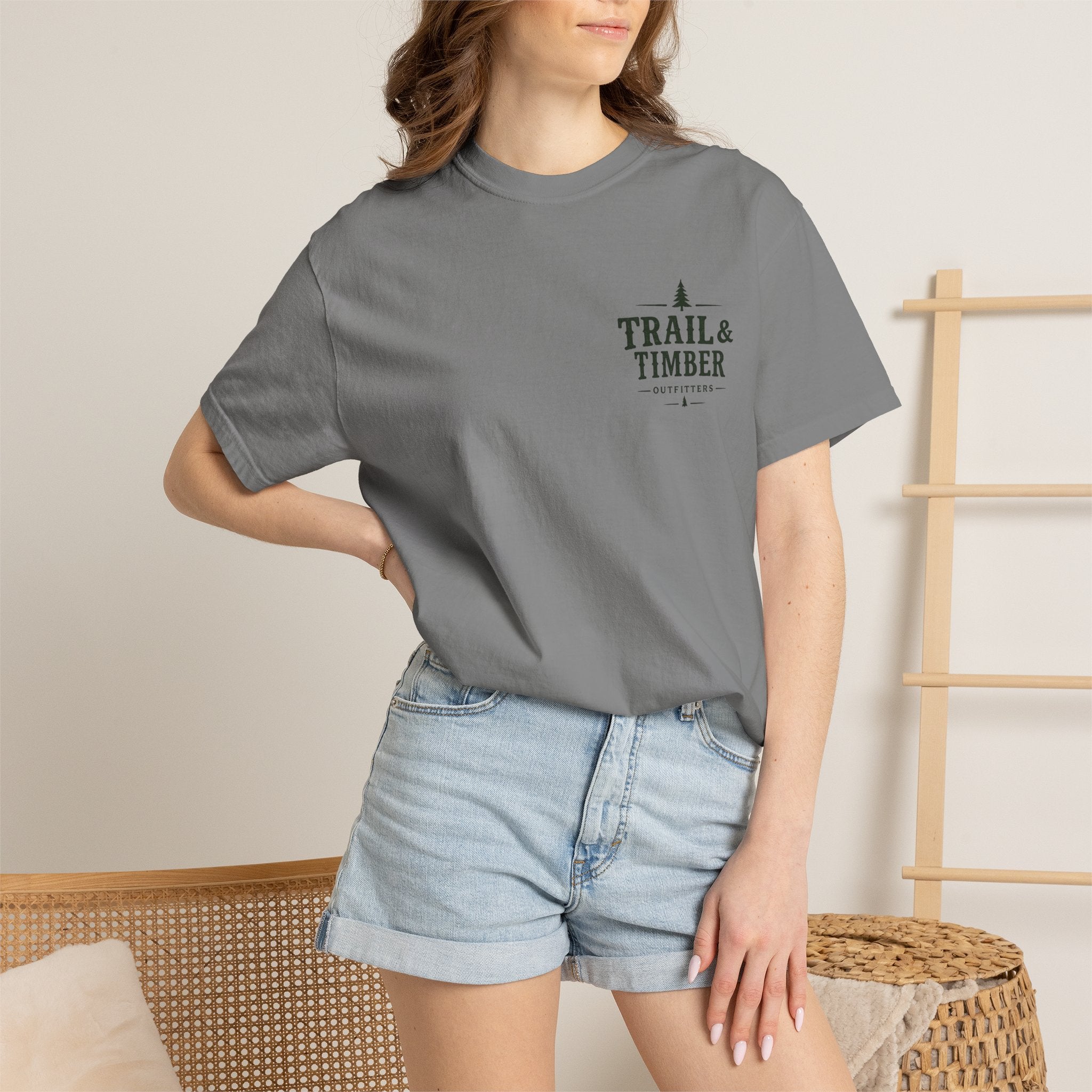 The World Can Wait™ Graphic Tee — Cozy Camping Coffee Tee