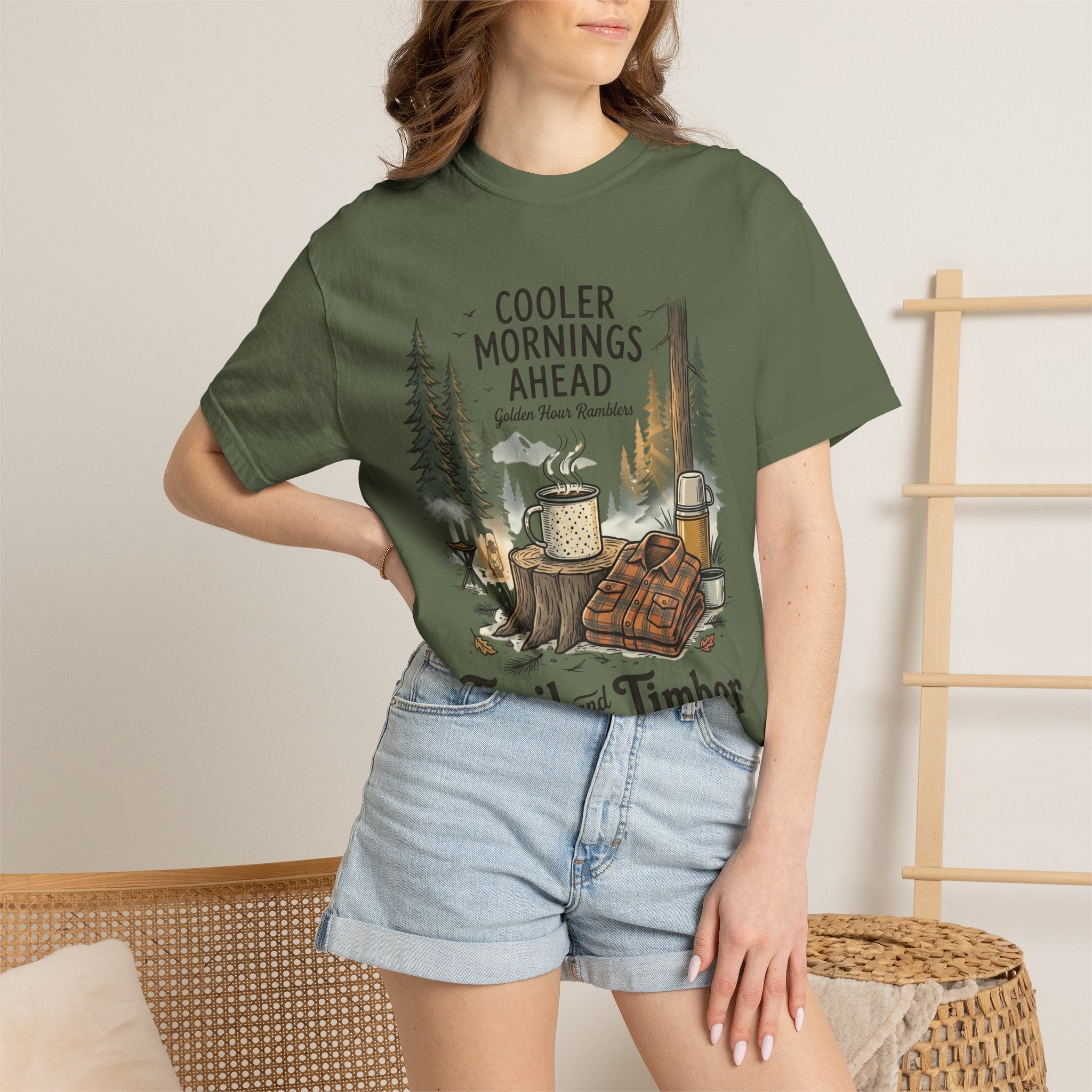 Cooler Mornings Ahead Tee| Trail and Timber Outfitters
