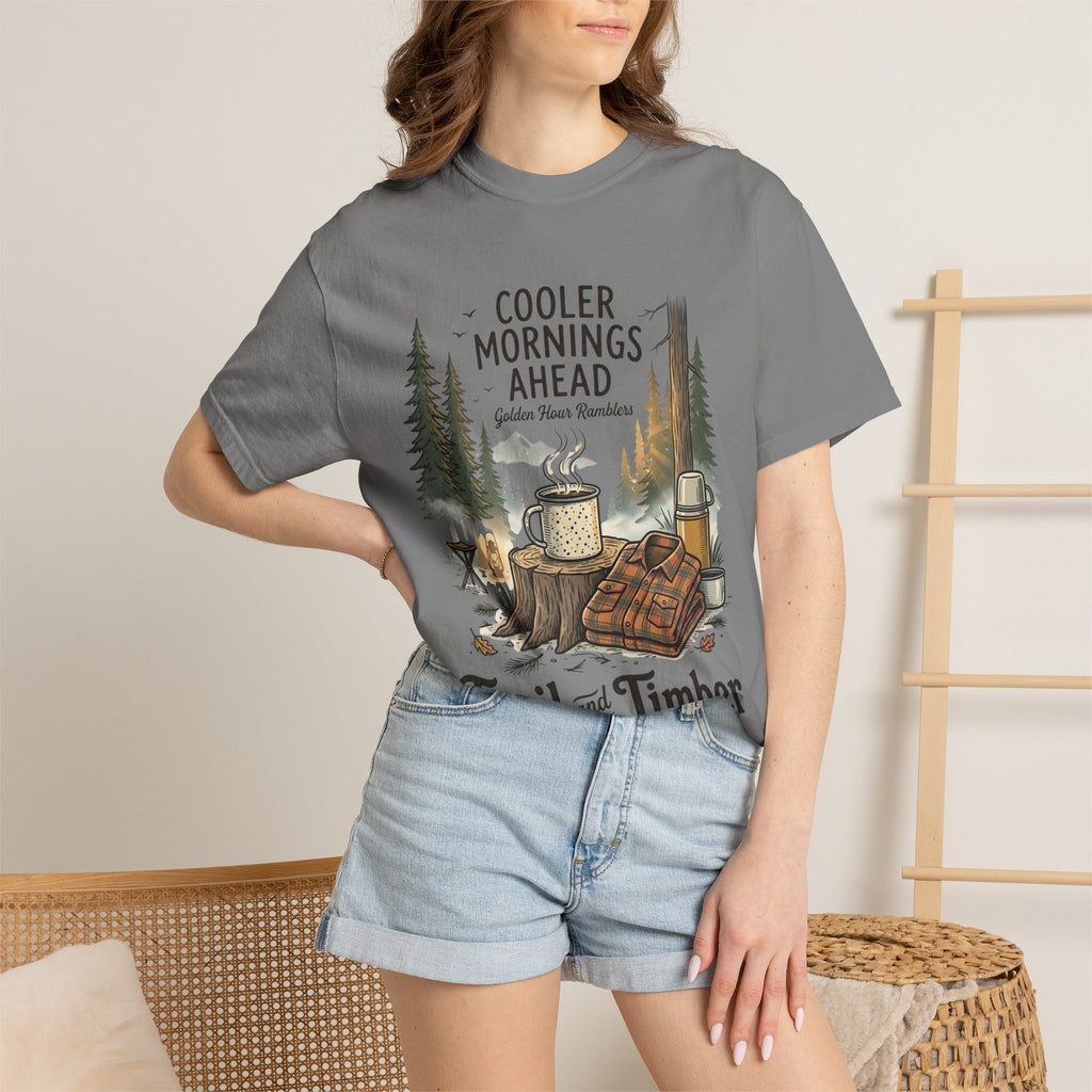 Cooler Mornings Ahead Tee| Trail and Timber Outfitters