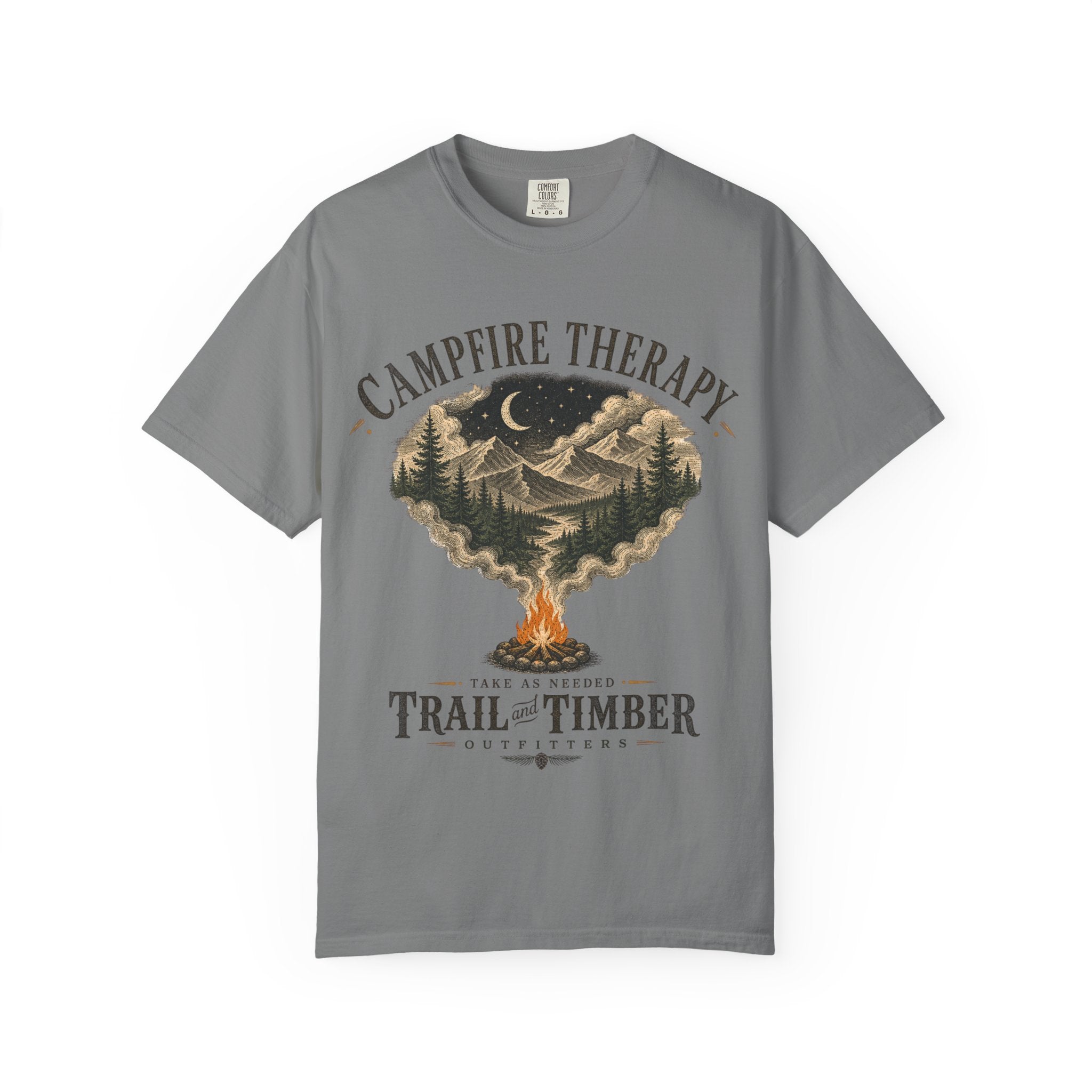 Campfire Therapy Tee | Trail & Timber outdoors tee