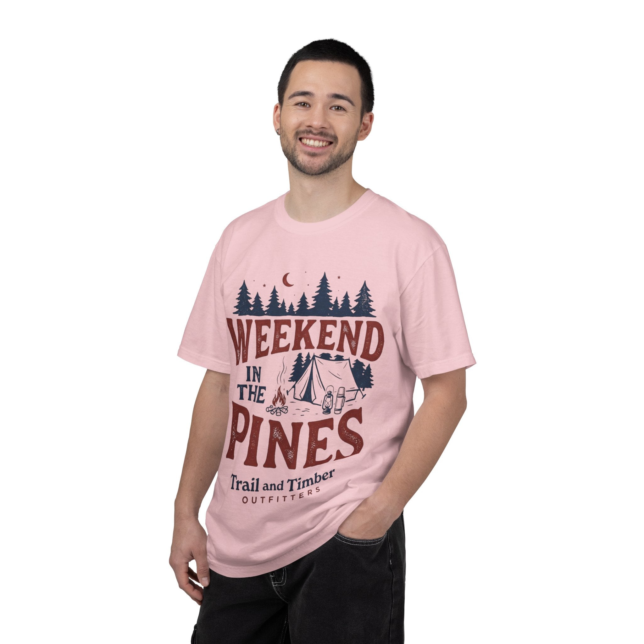 Weekend in the Pines T-Shirt — Camping Tee (Trail & Timber Outfitters)
