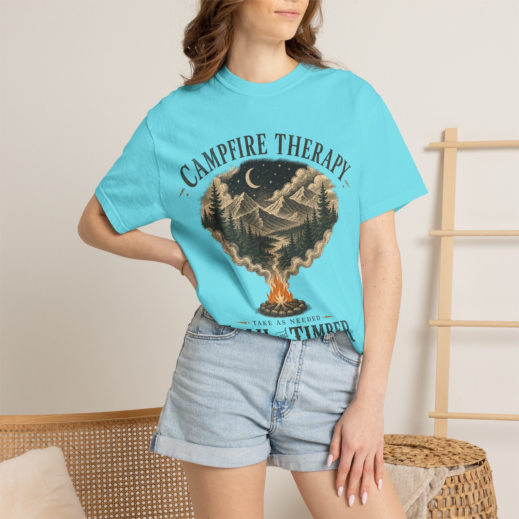 Campfire Therapy Tee | Trail & Timber outdoors tee