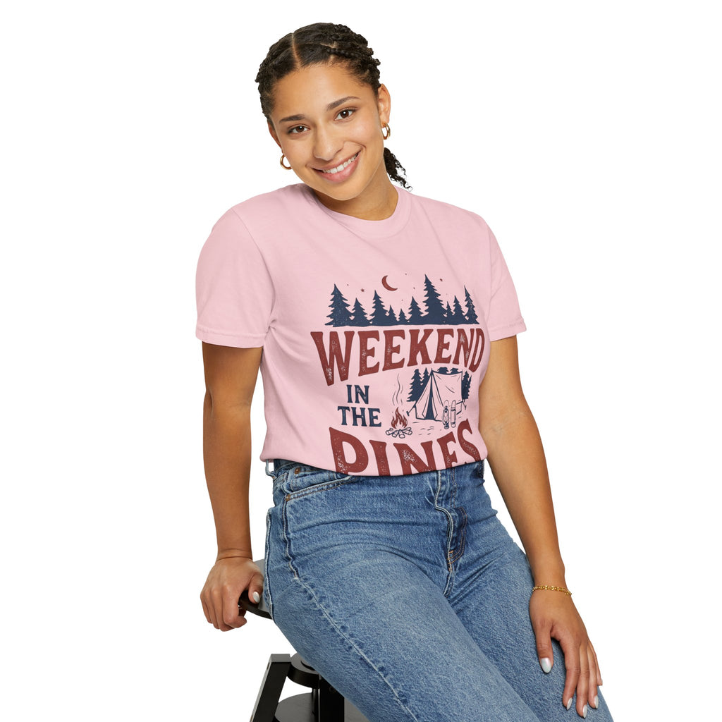 Weekend in the Pines T-Shirt — Camping Tee (Trail & Timber Outfitters)