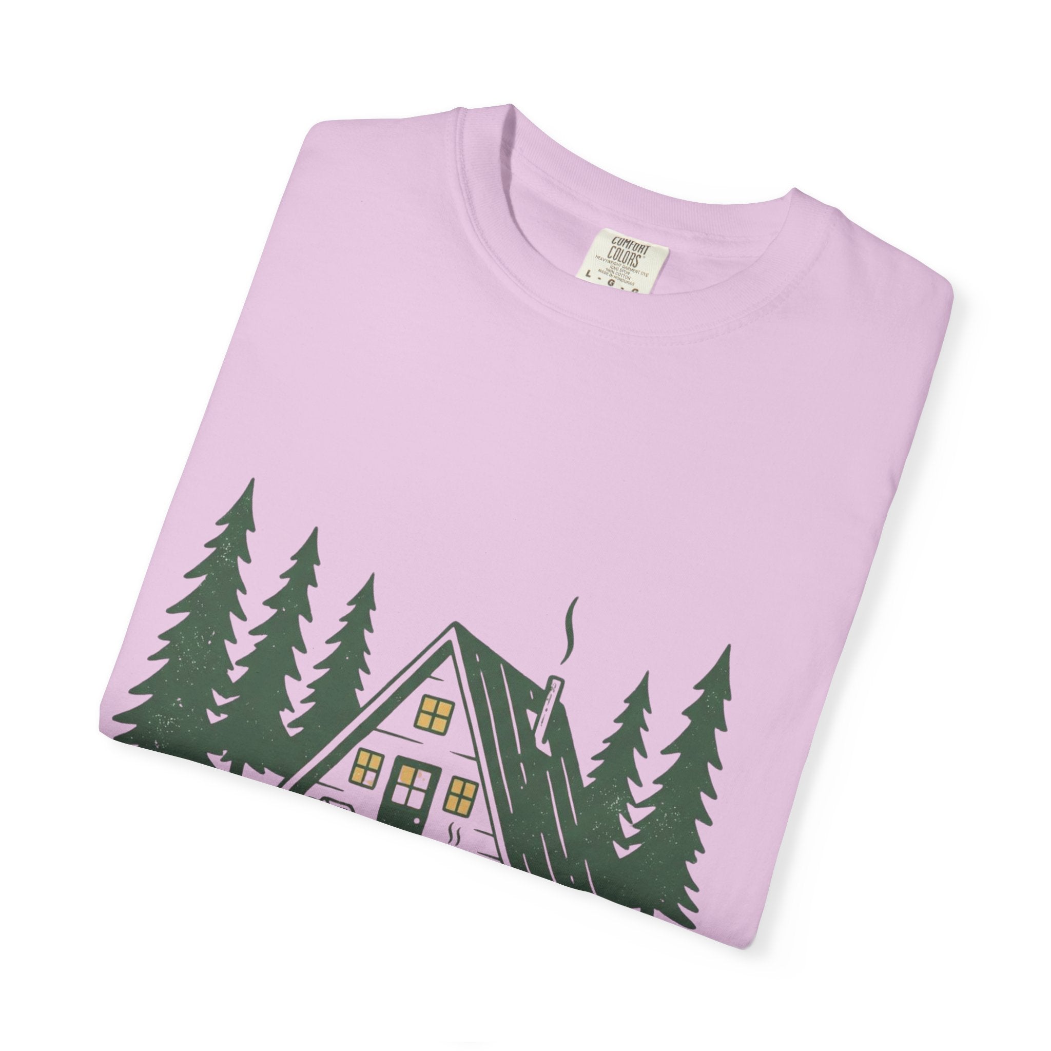 Cabin Season T-Shirt – 'Cabin Season Is A State Of Mind' Rustic A-Frame Cabin Tee