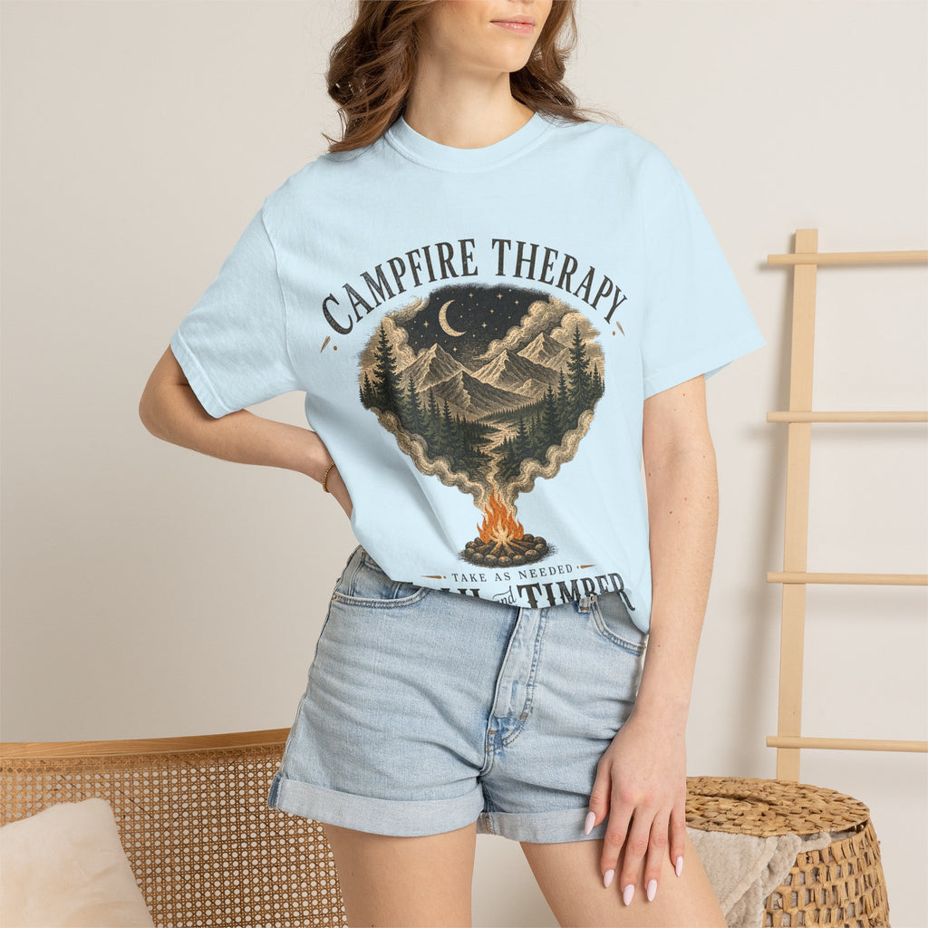 Campfire Therapy Tee | Trail & Timber outdoors tee