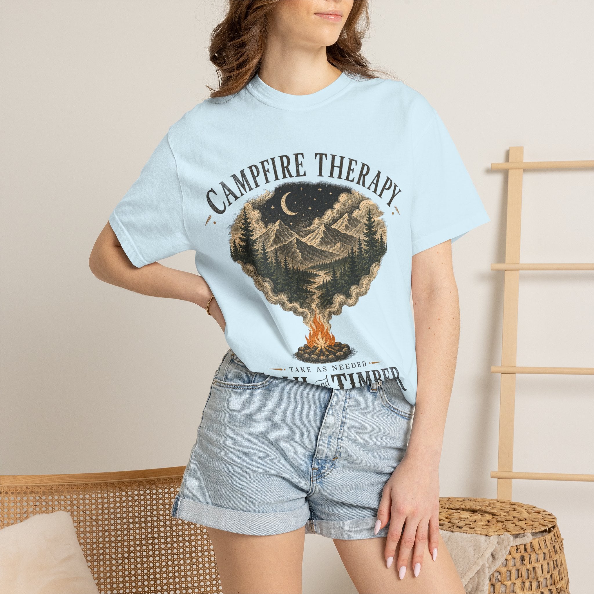 Campfire Therapy Tee | Trail & Timber outdoors tee