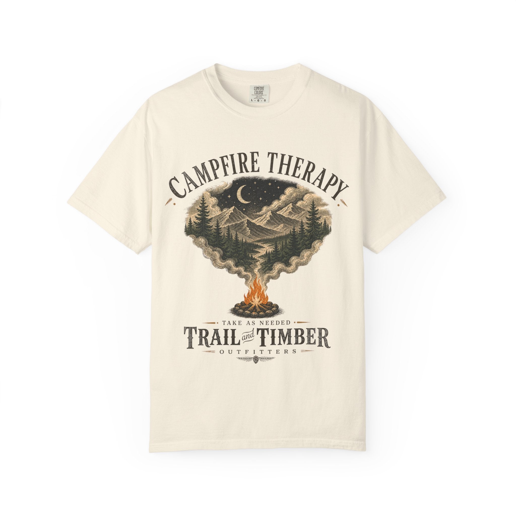 Campfire Therapy Tee | Trail & Timber outdoors tee