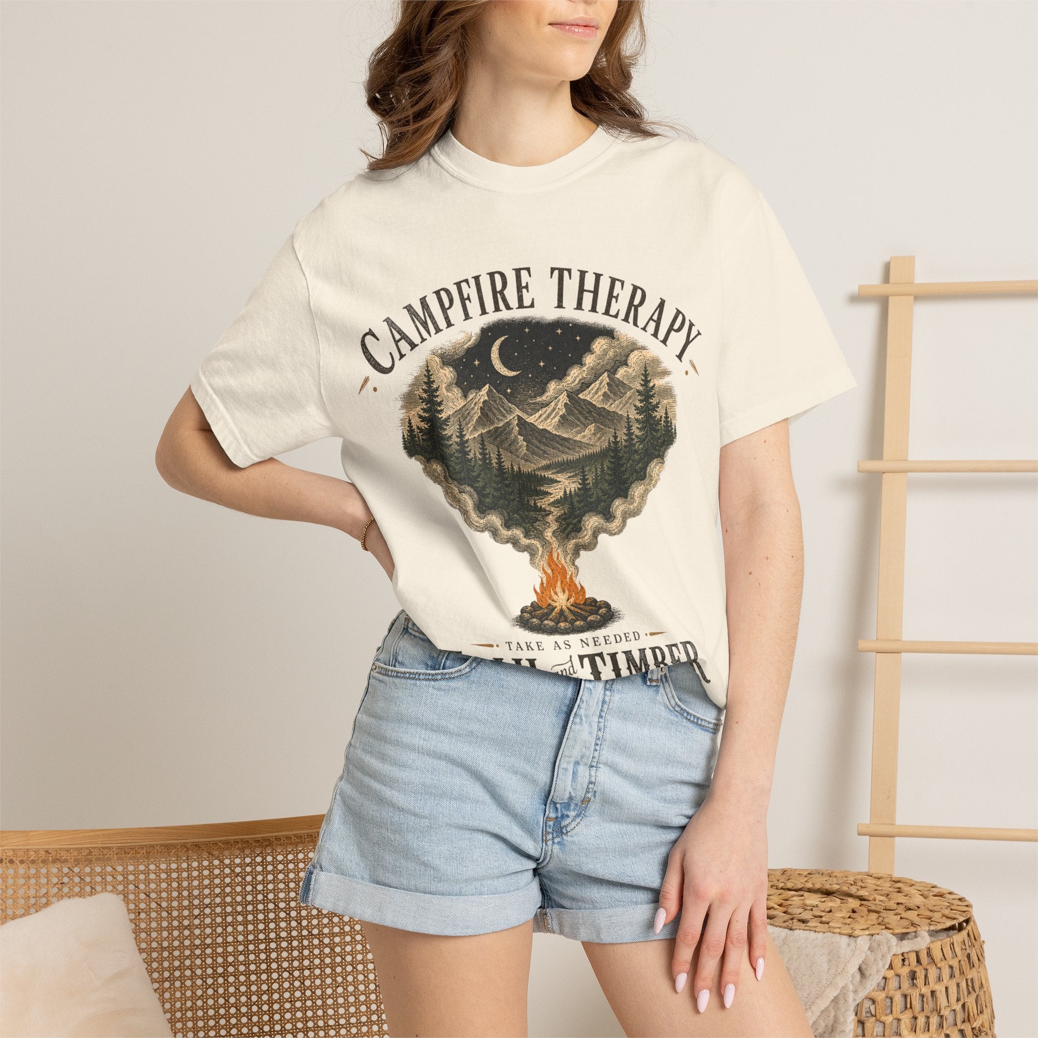 Campfire Therapy Tee | Trail & Timber outdoors tee