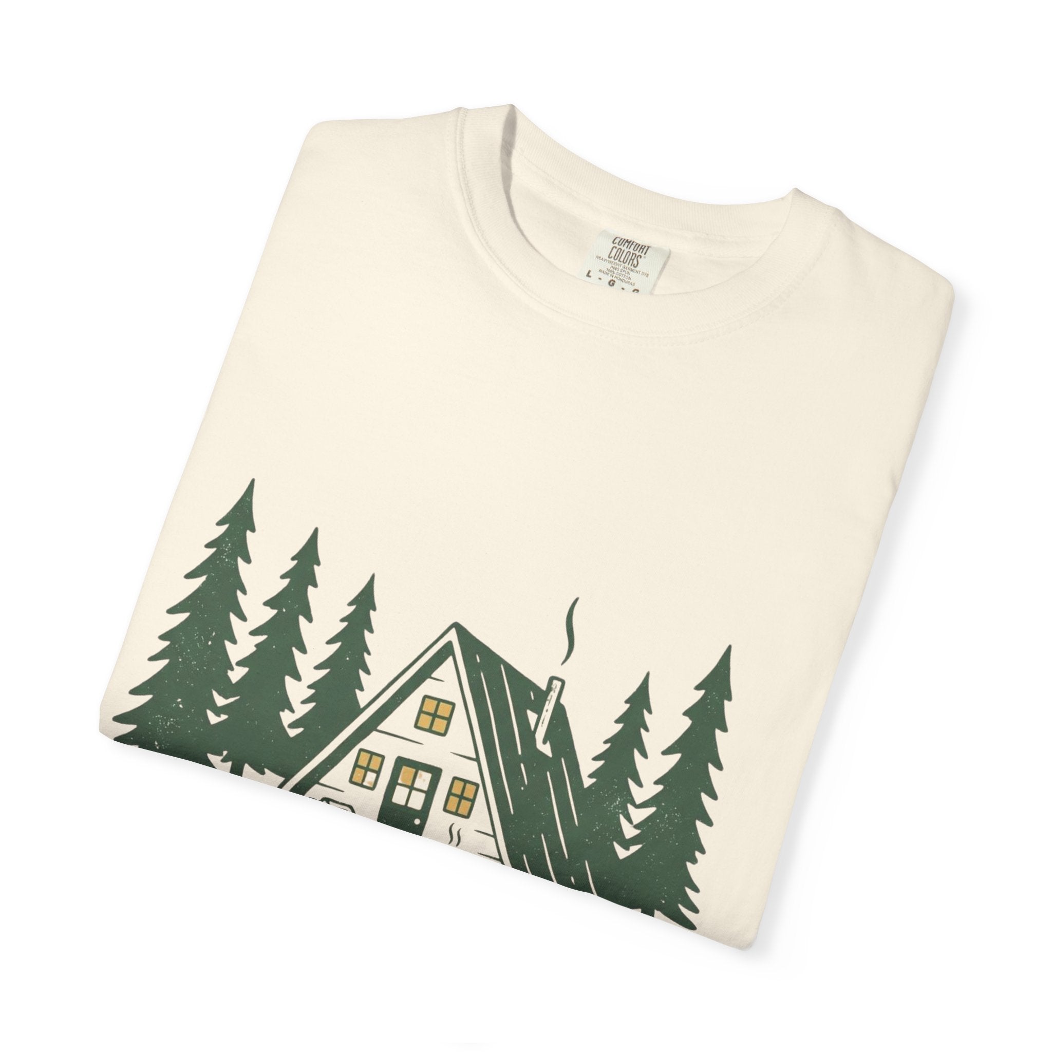 Cabin Season T-Shirt – 'Cabin Season Is A State Of Mind' Rustic A-Frame Cabin Tee