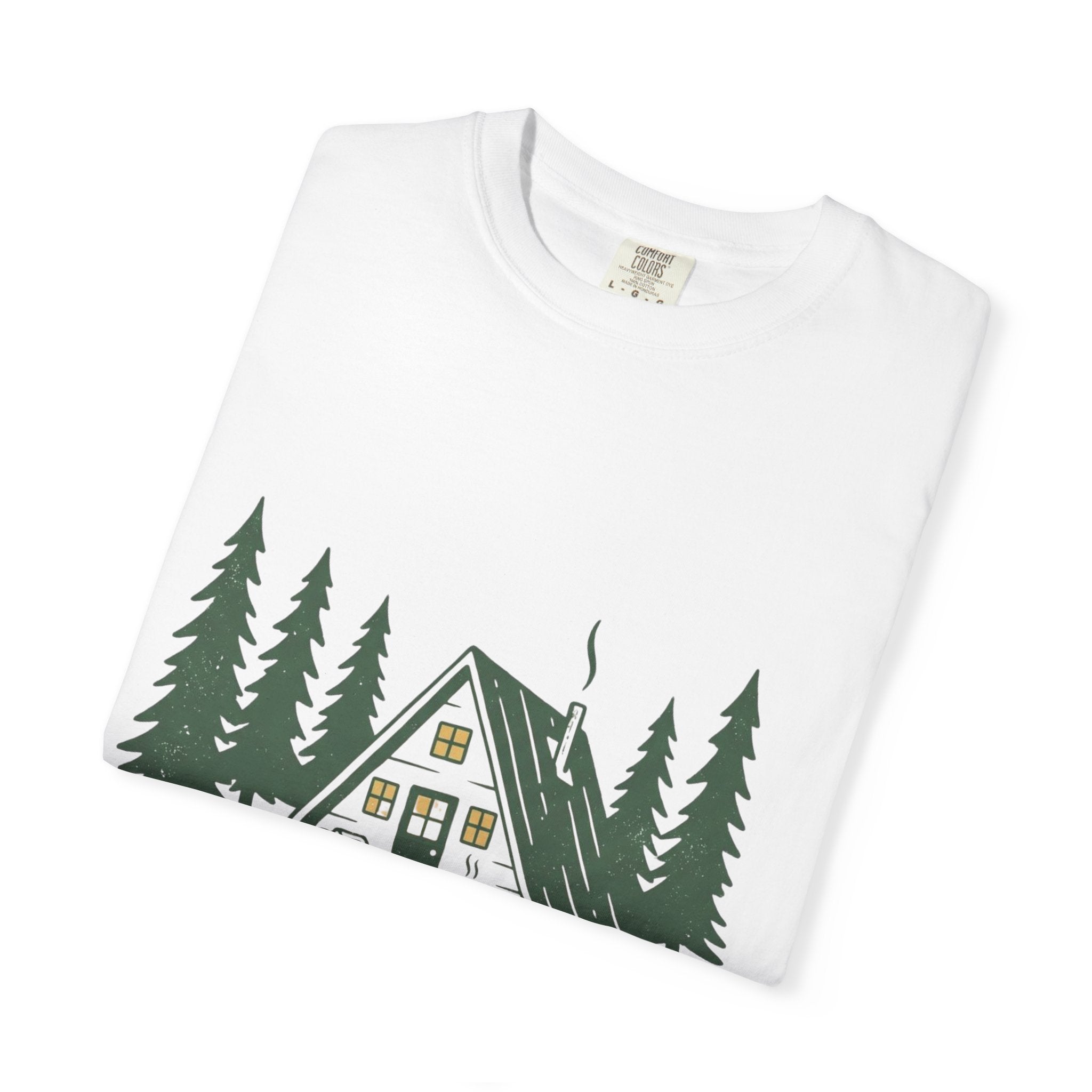 Cabin Season T-Shirt – 'Cabin Season Is A State Of Mind' Rustic A-Frame Cabin Tee