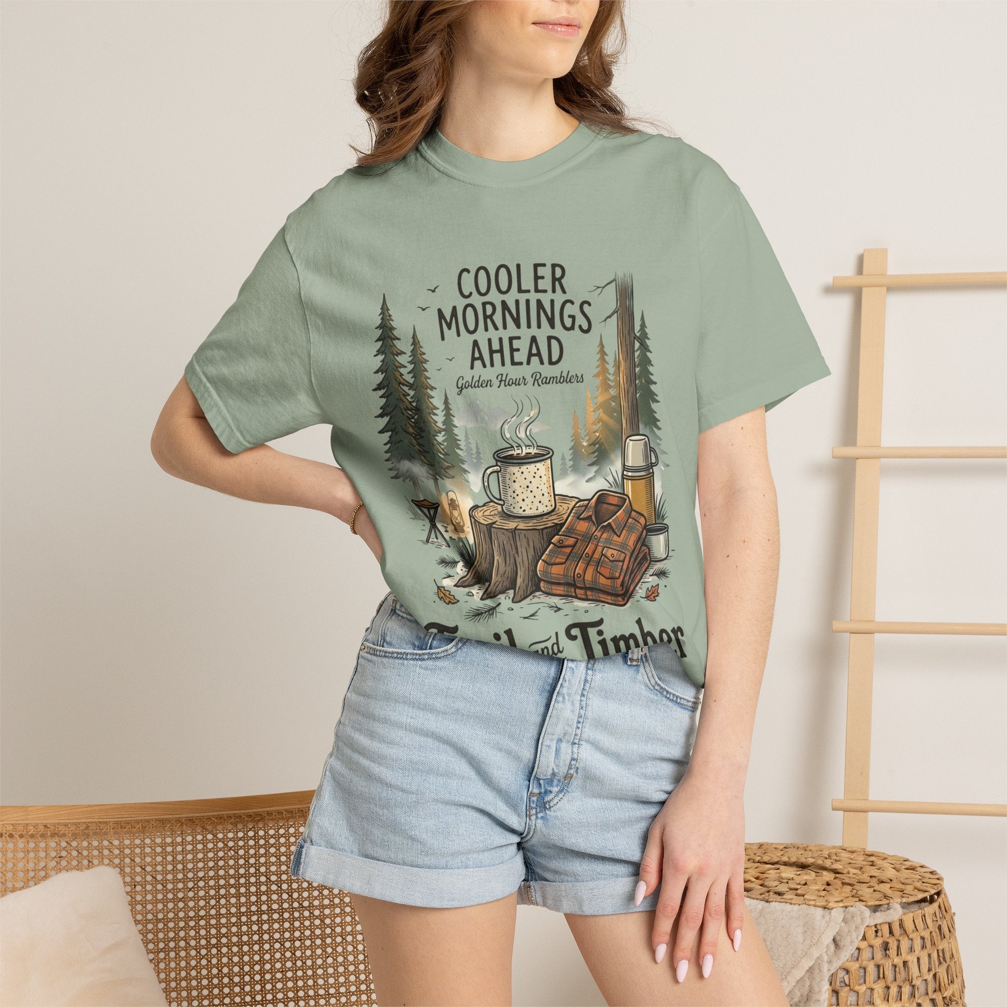 Cooler Mornings Ahead Tee| Trail and Timber Outfitters