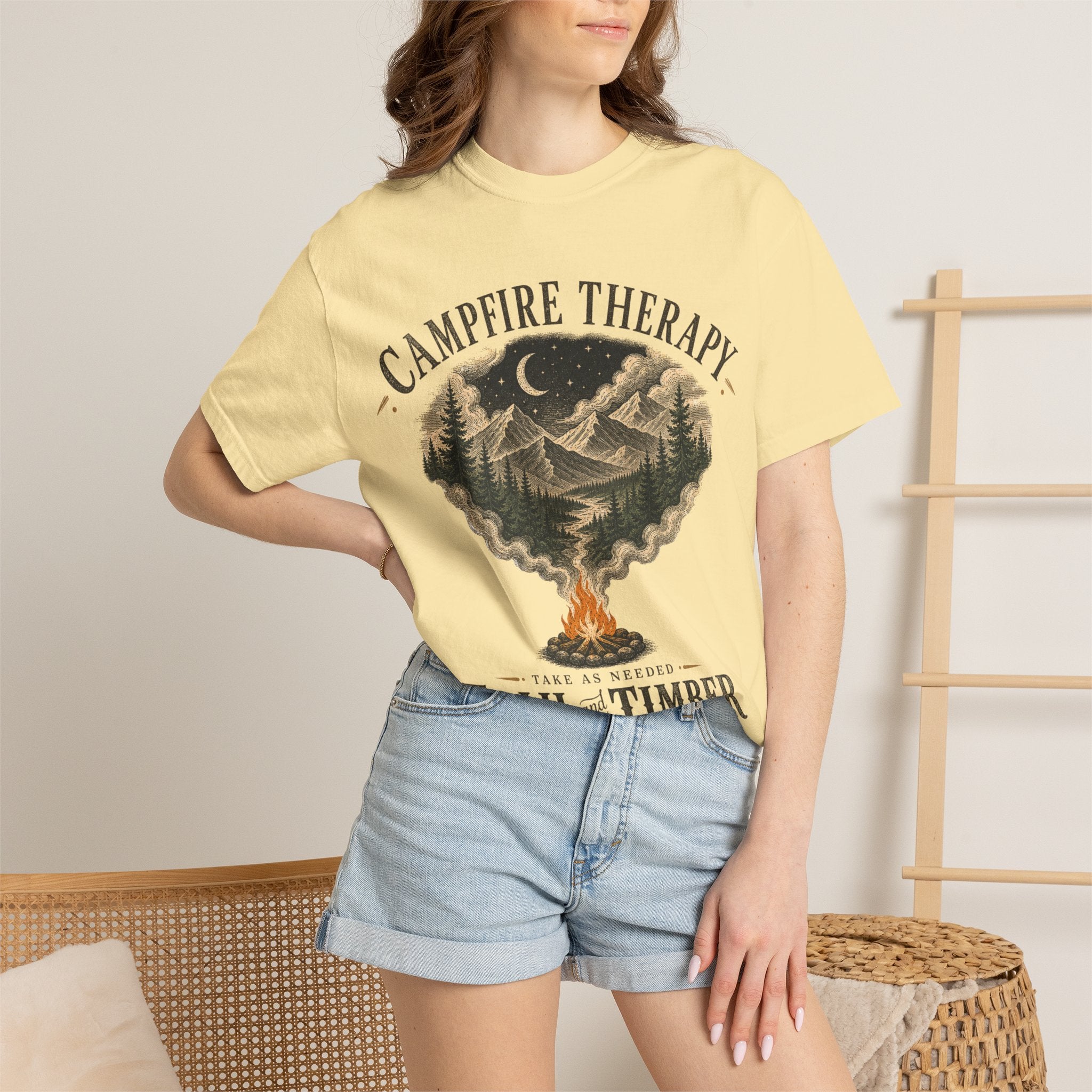 Campfire Therapy Tee | Trail & Timber outdoors tee