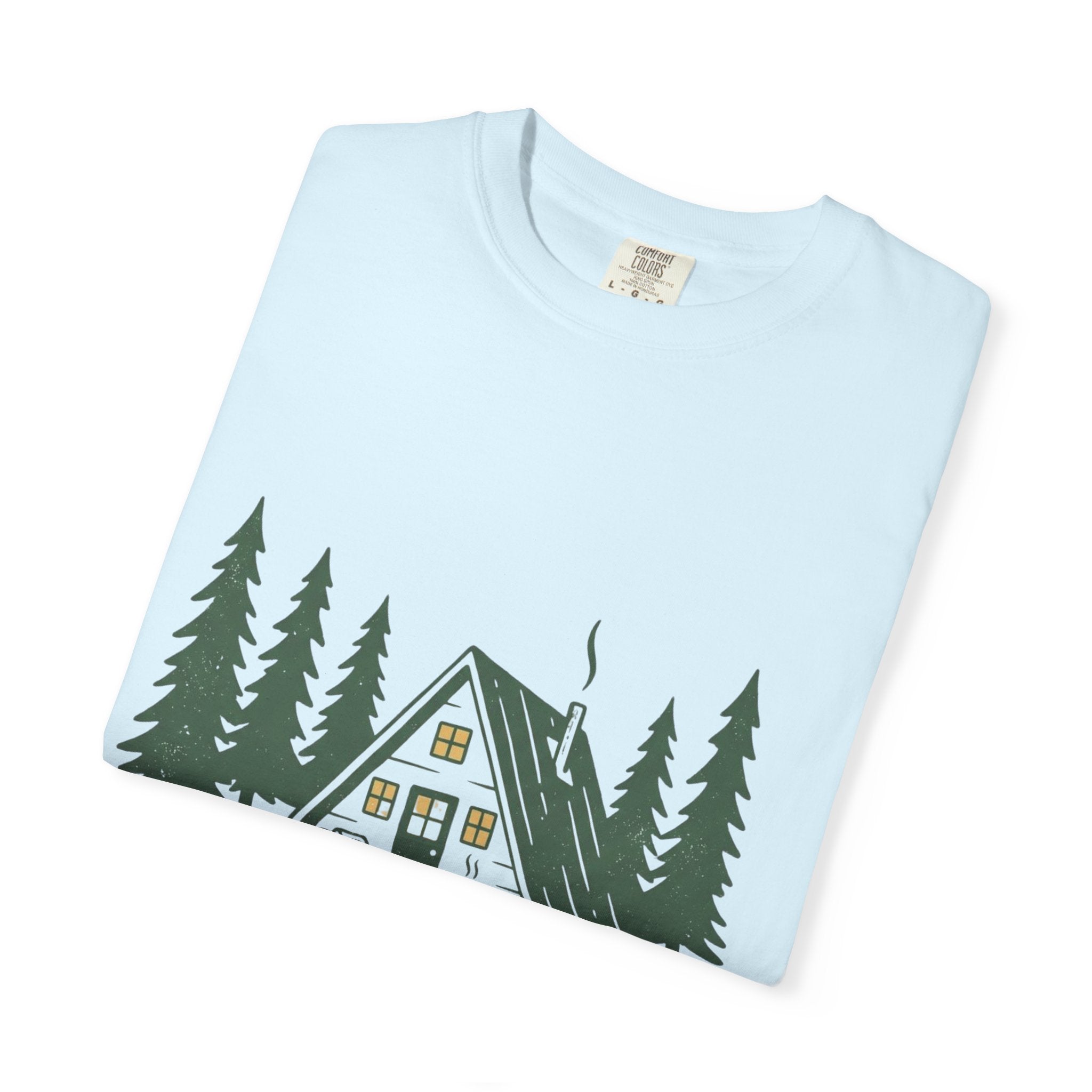 Cabin Season T-Shirt – 'Cabin Season Is A State Of Mind' Rustic A-Frame Cabin Tee