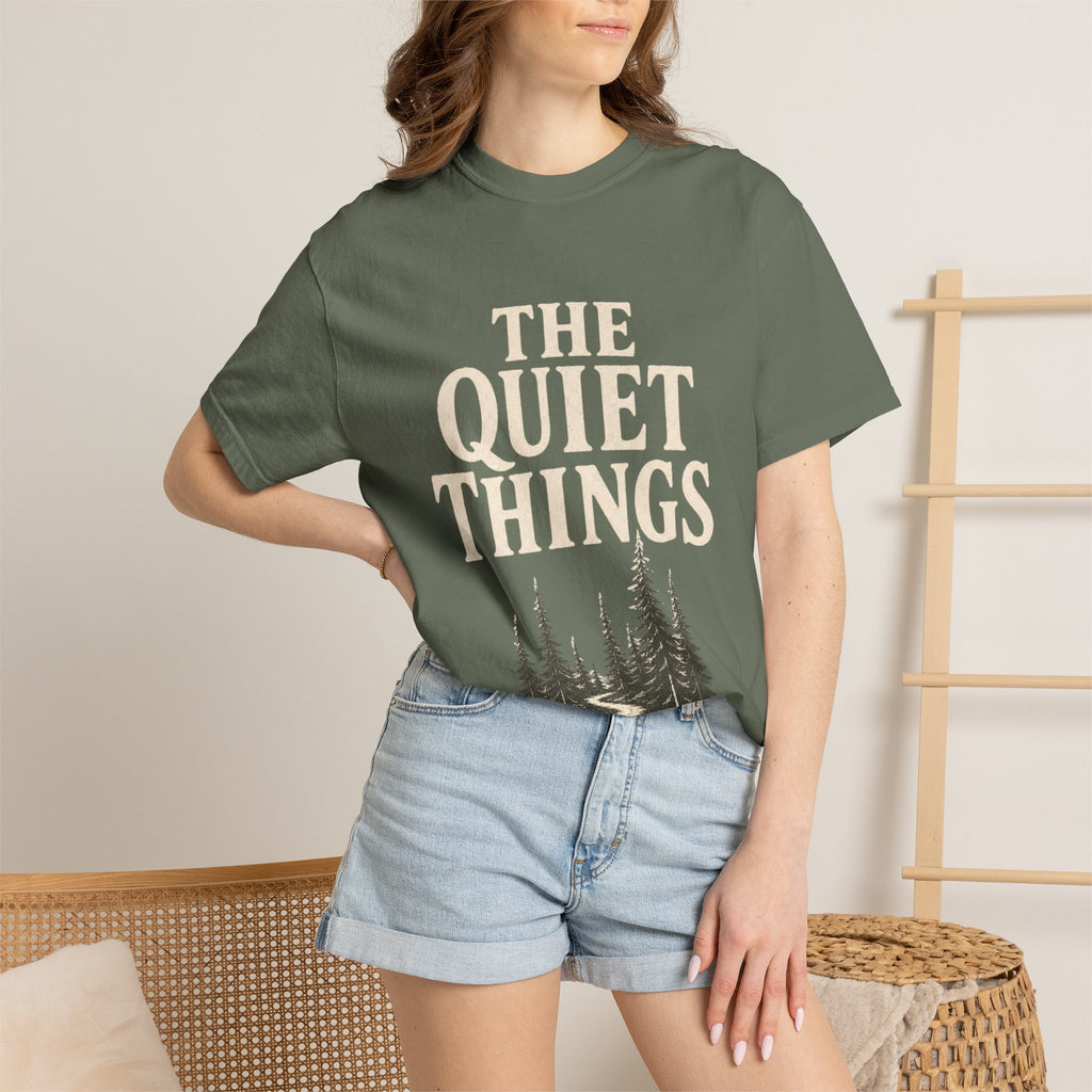 The Quiet Things Tee Unisex Garment-Dyed