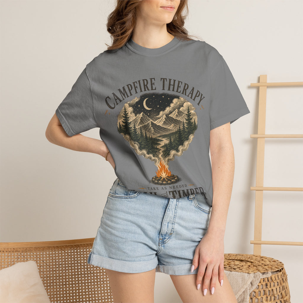 Campfire Therapy Tee | Trail & Timber outdoors tee