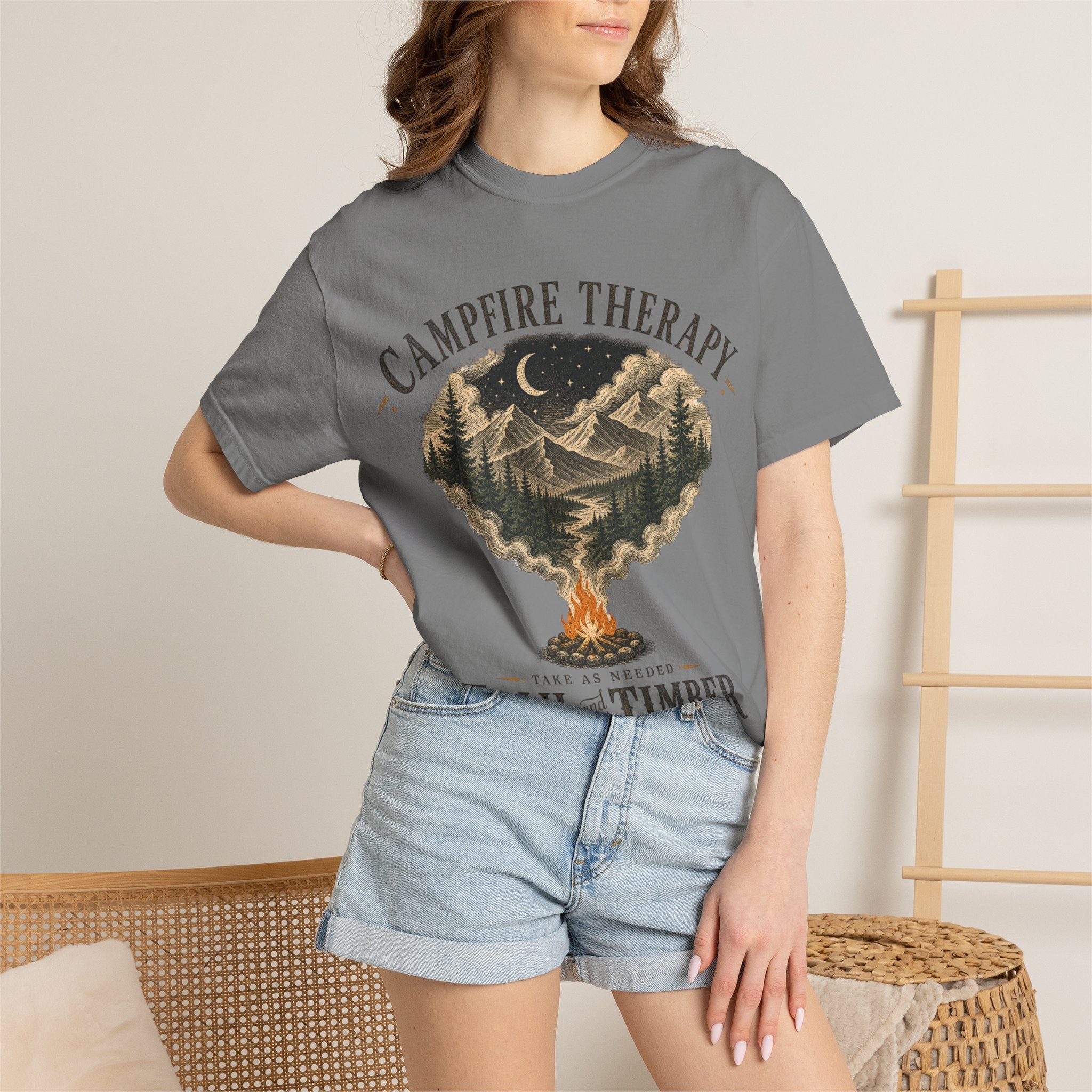 Campfire Therapy Tee | Trail & Timber outdoors tee