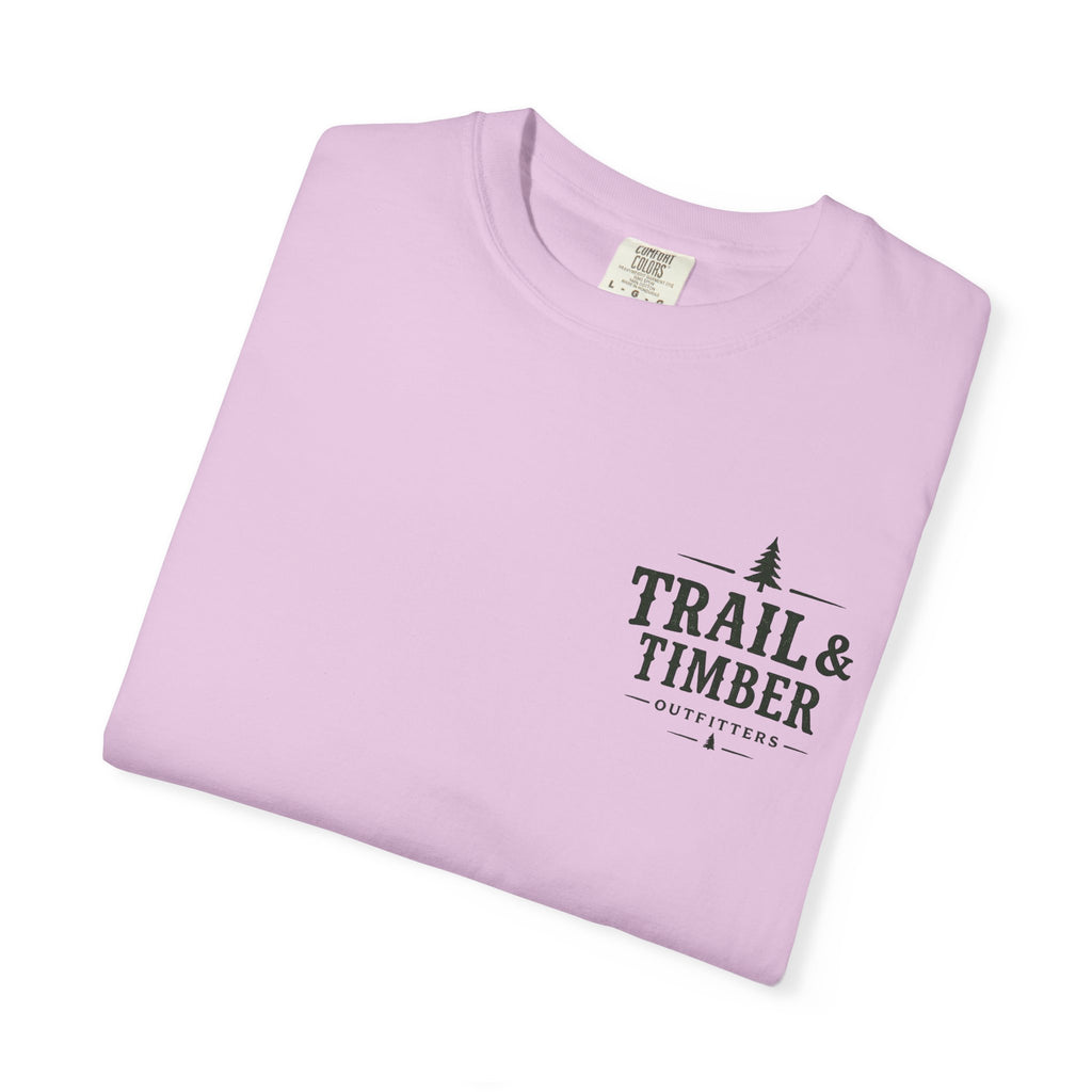 The World Can Wait™ Graphic Tee — Cozy Camping Coffee Tee