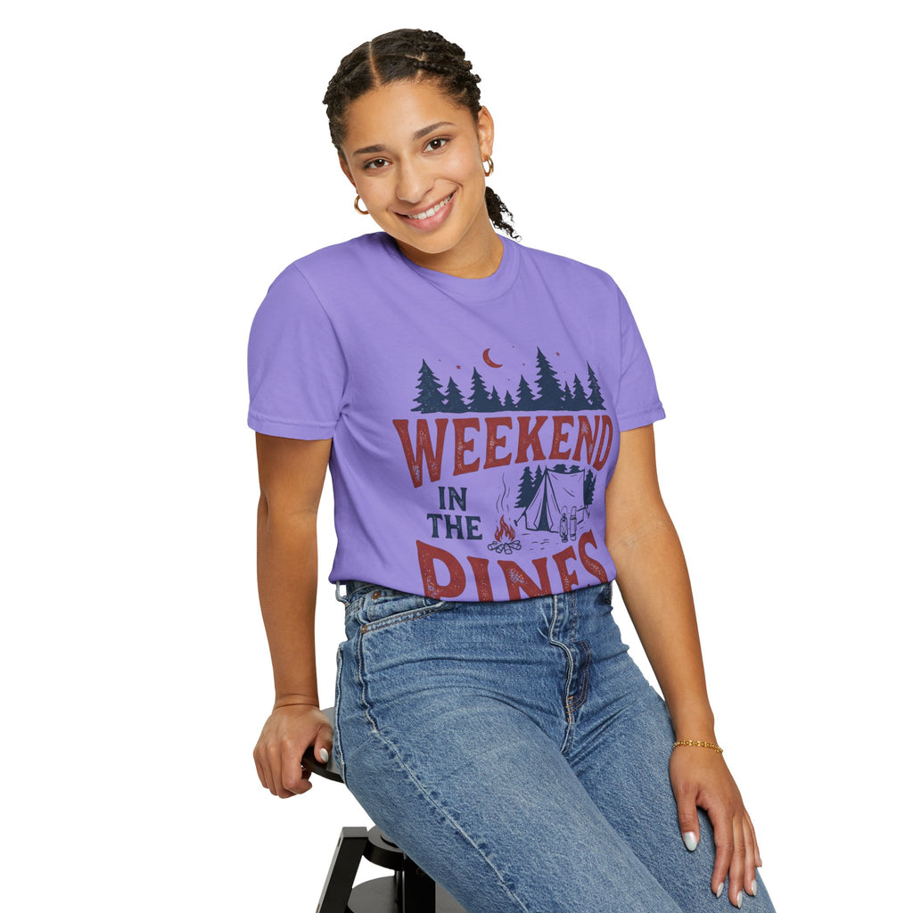 Weekend in the Pines T-Shirt — Camping Tee (Trail & Timber Outfitters)