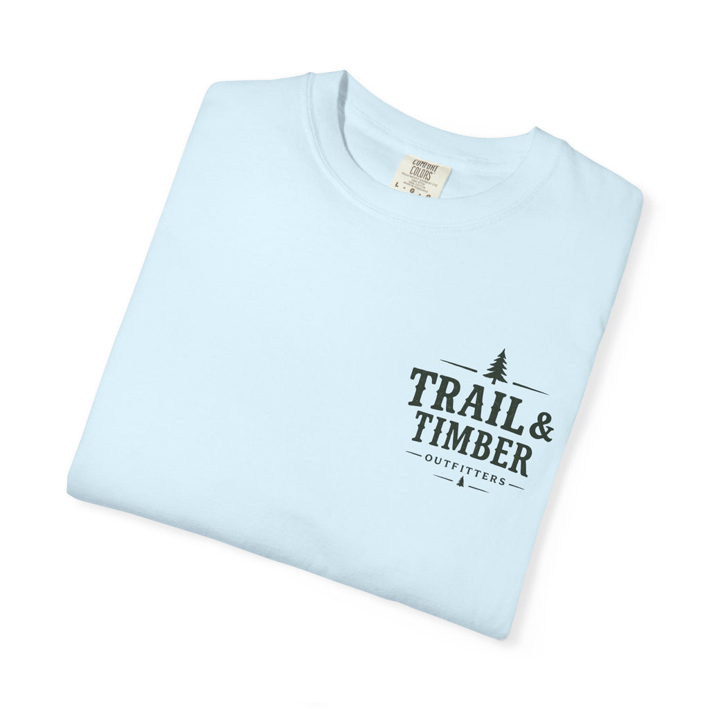 The World Can Wait™ Graphic Tee — Cozy Camping Coffee Tee