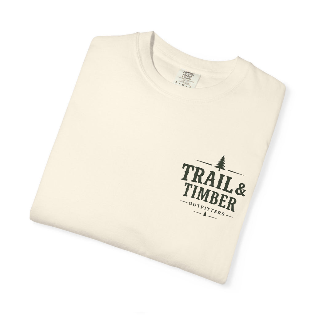 The World Can Wait™ Graphic Tee — Cozy Camping Coffee Tee