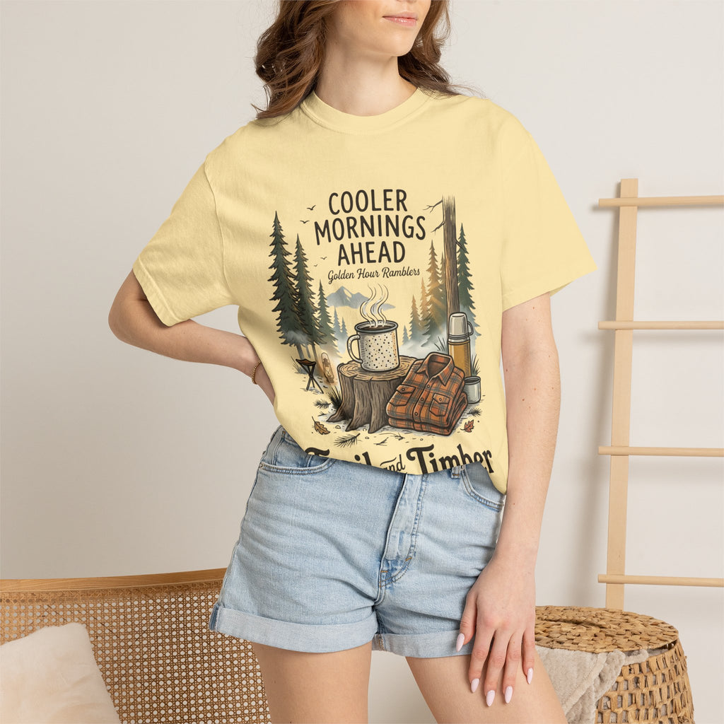 Cooler Mornings Ahead Tee| Trail and Timber Outfitters