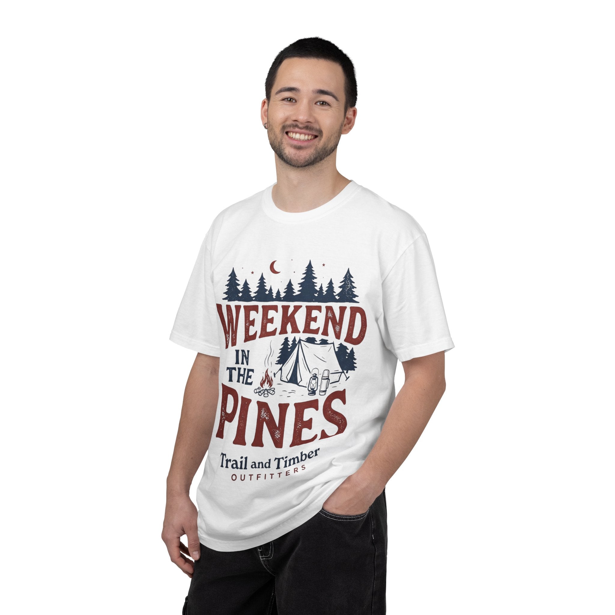 Weekend in the Pines T-Shirt — Camping Tee (Trail & Timber Outfitters)