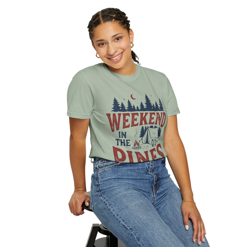 Weekend in the Pines T-Shirt — Camping Tee (Trail & Timber Outfitters)