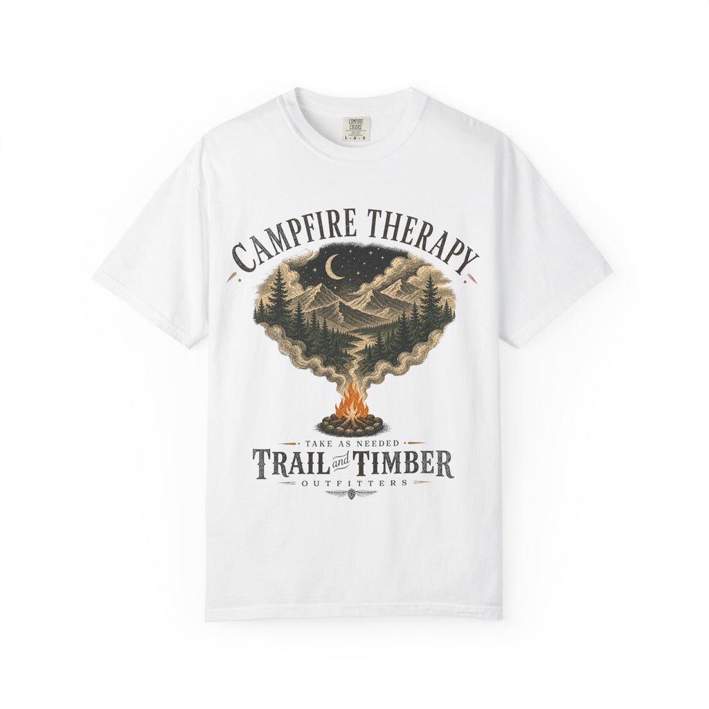 Campfire Therapy Tee | Trail & Timber outdoors tee