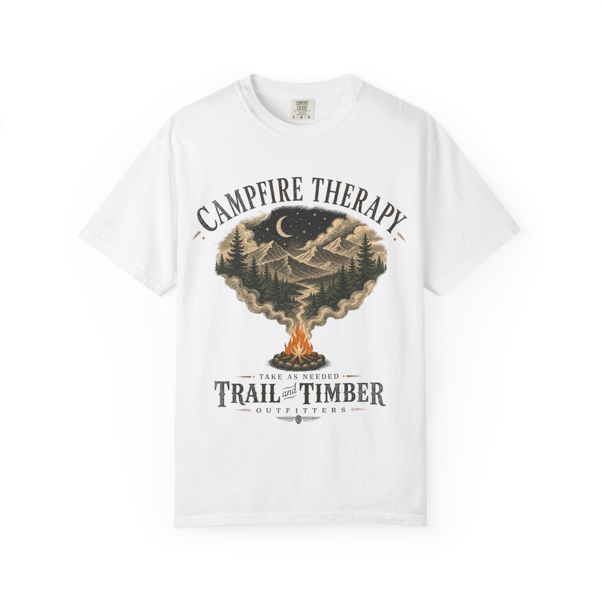 Campfire Therapy Tee | Trail & Timber outdoors tee