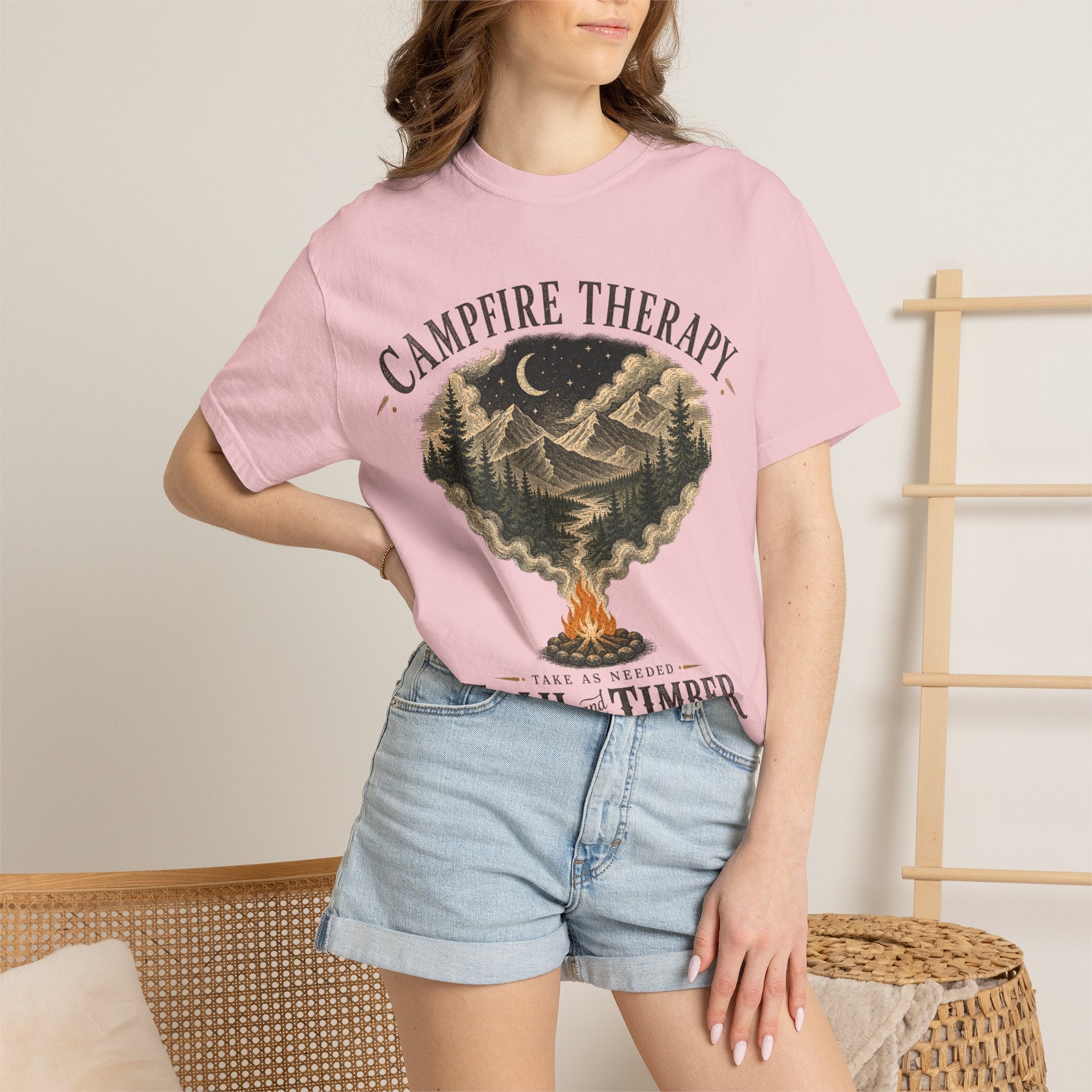 Campfire Therapy Tee | Trail & Timber outdoors tee