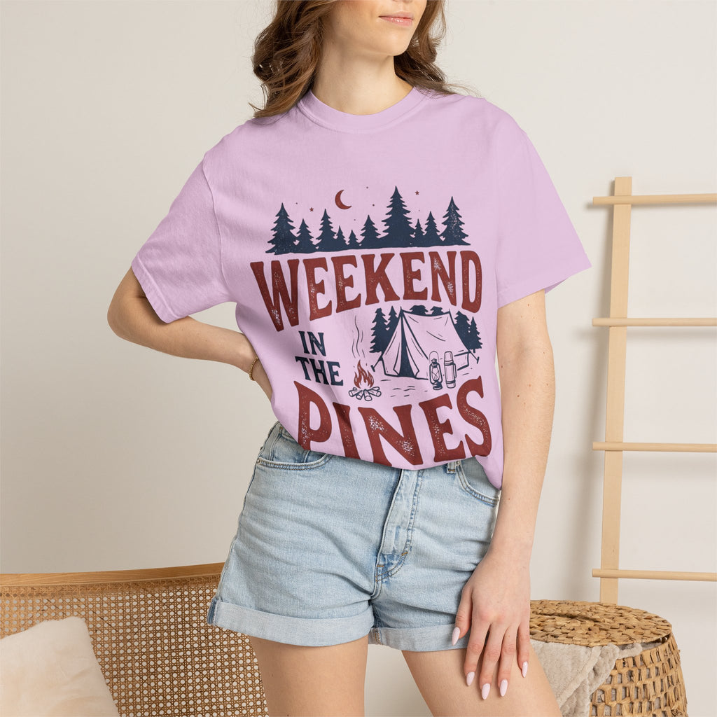 Weekend in the Pines T-Shirt — Camping Tee (Trail & Timber Outfitters)